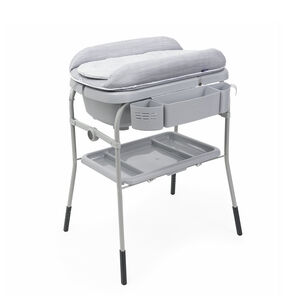 Baignoire avec table de change Cuddle & Bubble grey melange 