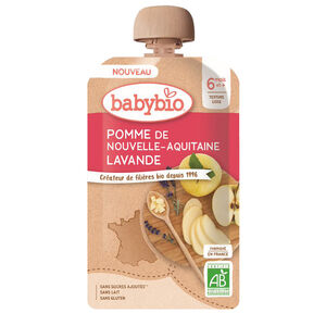 Gourde sucrée Pomme et Lavande 120g 