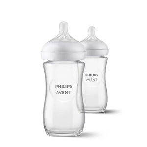 Biberon Natural Response 3.0 en Verre 240ml - 2 pièces  