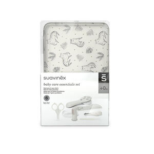 Trousse de toilette complète 6 pièces beige 