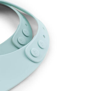 Lot de 2 bavoirs en silicone - Elphée bleu 