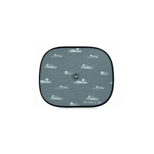 Lot de 2 pare-soleil imprimé nuages - Gris 