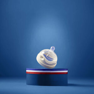 Tétine multi-perforée anti-colique en silicone débit 2 