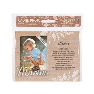 Cadre photo personnalisé 18,5 x 14,5 cm Marius 