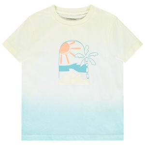 T-shirt manches courtes printé effet dégradé pour garçon 