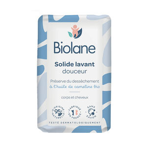 Savon solide lavant douceur à l'huile de camélia bio 75 g 