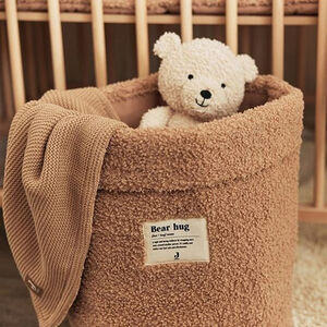 Grand panier de rangement boucle Biscuit 