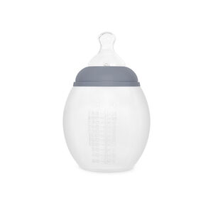 Biberon silicone Blue Grey 330 ml Main Biberon silicone Blue Grey 330 ml