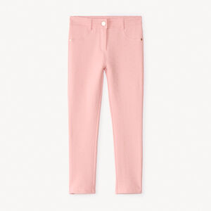 Pantalon skinny imprimé pois pailletés pour fille 