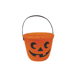 Pot à bonbons citrouille orange  