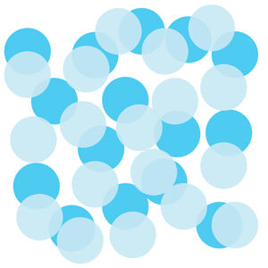 Sachet de confettis The Big Reveal - Bleu 