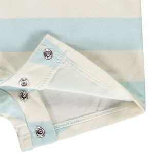 Combishort rayée à patch éléphant pour bébé garçon 