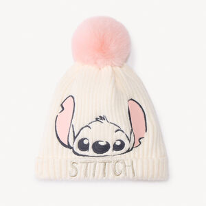 Bonnet en tricot côtelé Stitch Disney pour bébé fille 