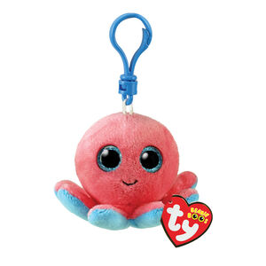 Peluche Beanie Boo's clip - Sheldon la pieuvre 