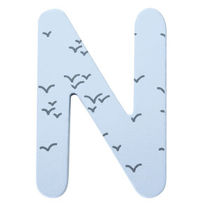 Lettre décorative en bois N 