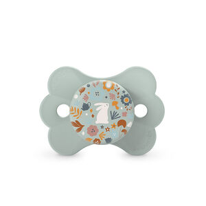 Sucette avec tétine silicone SX Pro 6-18M Wonderland bleu 