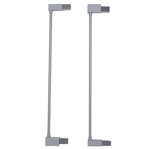 Lot de 2 extensions pour barrière Optiwood / Optimétal 2.0 - Gris 