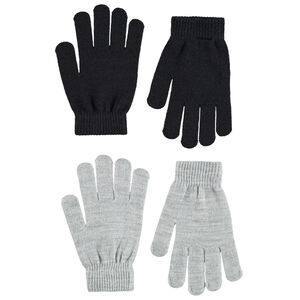 Lot de 2 paires de gants en tricot 