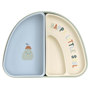 Silicone Section Assiettes Happy Fruits Lemon 3pcs 