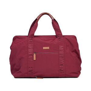 Sac à langer signature Mommy Bag urban bordeaux 