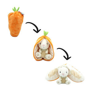 Peluche Flipetz 2 en 1 Gadget le lapin/carotte 