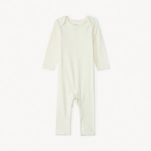 Body long à manches longues uni pour bébé 