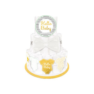 Support décoratif gâteau de couches Hello Baby 