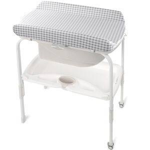 Table à langer Flip avec baignoire - Vichy Pearl 