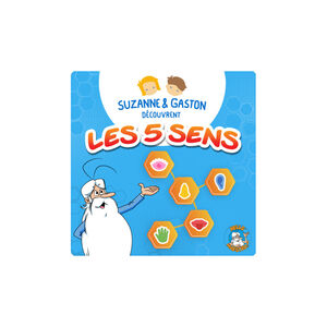 Livre audio - Suzanne et Gaston découvrent les 5 sens  