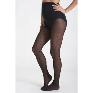 Collants de grossesse fins à pois 30 deniers 