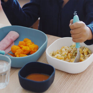 Lot de 3 bols gigognes en silicone night blue 