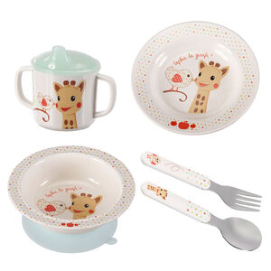 Coffret repas 5 pièces Sophie la girafe - Kiwi 