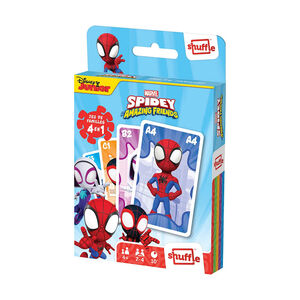 Jeu de cartes 4 en 1 Spidey and his Amazing Friends 