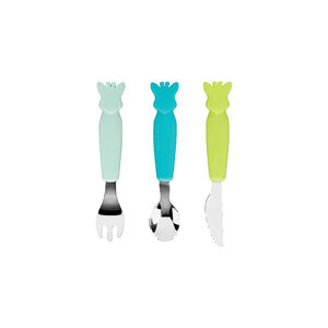 Lot de 3 couverts en silicone Sophie la Girafe  