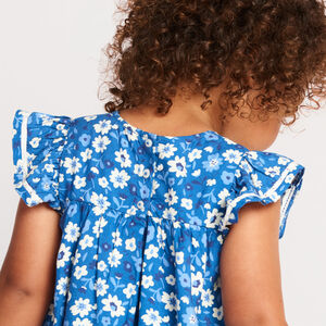 Robe manches courtes imprimé fleurs pour bébé fille 