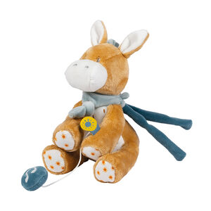 Petite peluche musicale Léo l'âne 