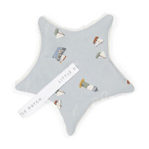 Doudou étoile attache-sucette Sailors Bay blue 