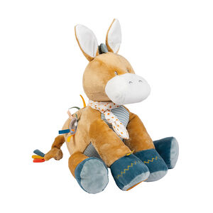 Peluche d'activités Léo l'âne 