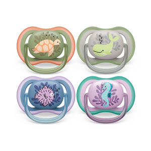 Lot de 2 sucettes silicone Ultra Air 6-18M (modèles aléatoires) 