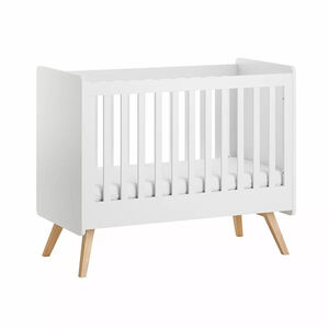 Lit 60x120cm Vintage - blanc/chêne 