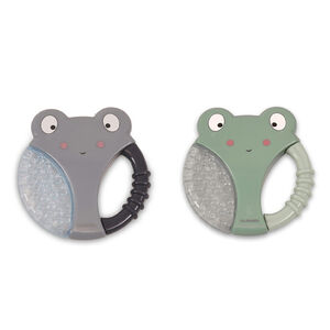 Lot de 2 anneau de dentition réfrigérés grenouilles 