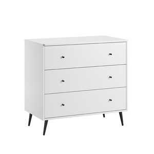 Commode 3 tiroirs Blanca blanc 