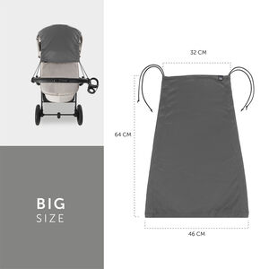 Auvent pour poussette Gris 