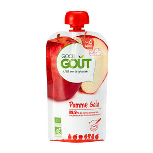Compote pommes Gala bio - 120g 