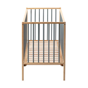 Lit à barreaux 70 x 140 cm Rémi bleu gris 