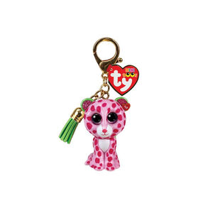 Porte-clés mini Boos clip - Glamour le léopard 