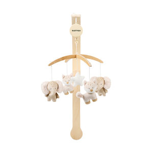 Mobile musical en bois Oli, Flo & Ernest 