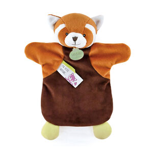 Marionnette à main panda roux 