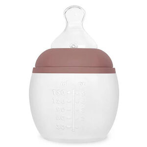 Biberon silicone 150 ml tétine débit lent Blossom Main Biberon silicone 150 ml tétine débit lent Blossom