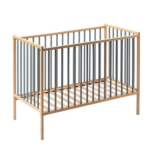 Lit à barreaux 60 x 120 cm Rémi bleu gris 